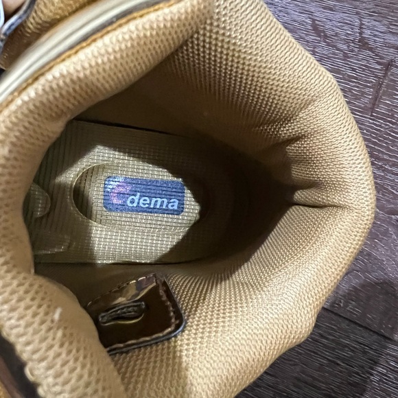 Odema high top sneakers gold with Glitter size 10 - Picture 3 of 9